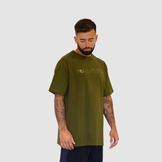 Mens Oversized T Shirt Khaki