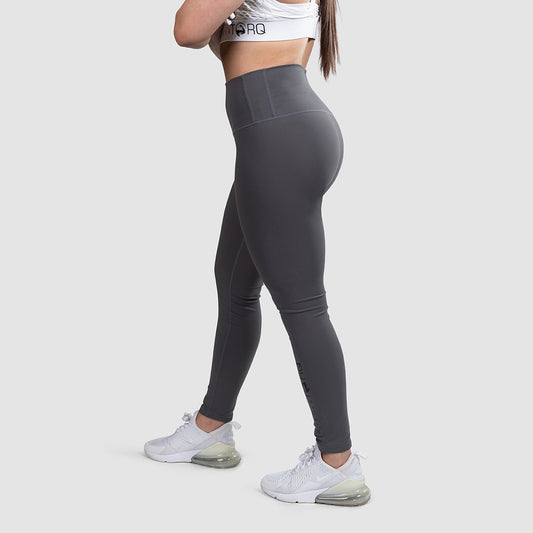 Full Length Luxe Leggings Grey - Muscle Torq