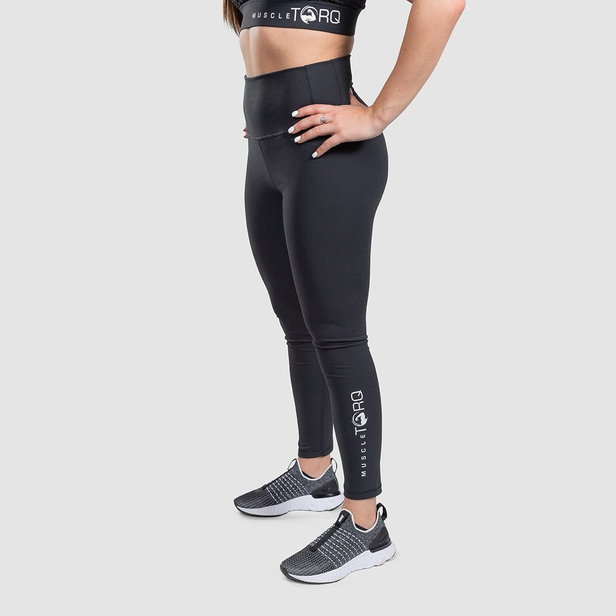 Full Length Luxe Leggings Black - Muscle Torq