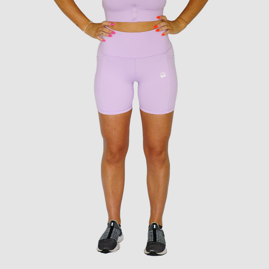 Pocket Bike Shorts Lilac