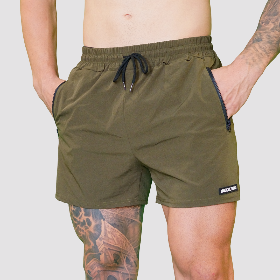 Alpha Shorts Dark Khaki