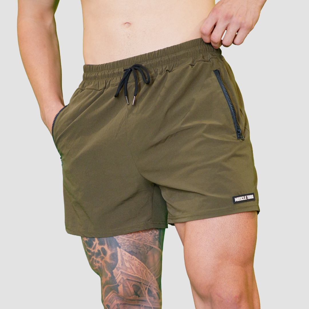 Alpha Shorts Dark Khaki