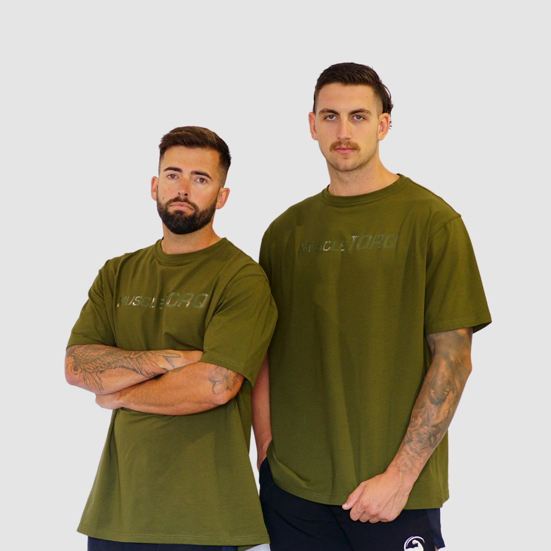 Mens Oversized T Shirt Khaki