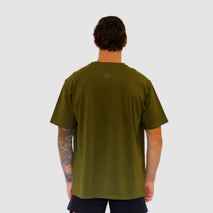 Mens Oversized T Shirt Khaki
