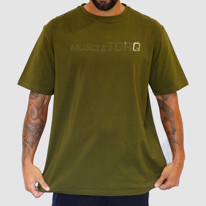 Mens Oversized T Shirt Khaki