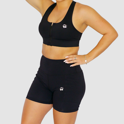 Pocket Bike Shorts Black