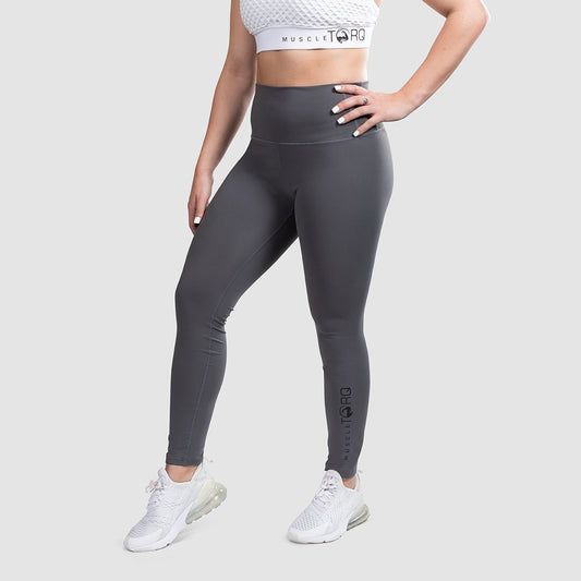Full Length Luxe Leggings Grey - Muscle Torq