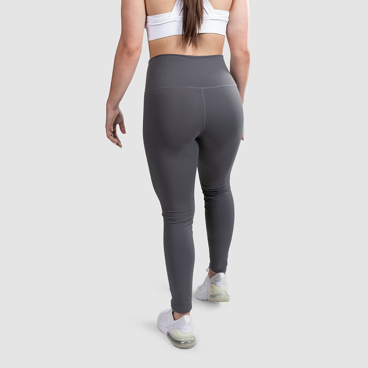 Full Length Luxe Leggings Grey - Muscle Torq