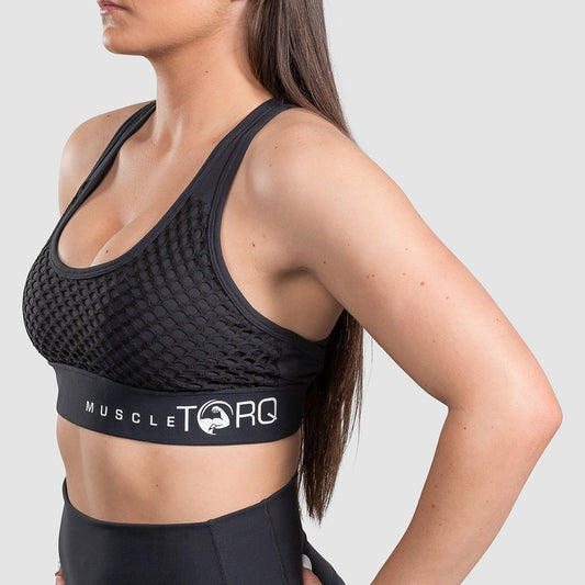 Luxe Sports Bra Black - Muscle Torq