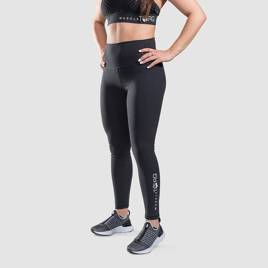 Full Length Luxe Leggings Black - Muscle Torq