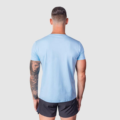 Mens Training T Shirt Ice Blue - Muscle Torq
