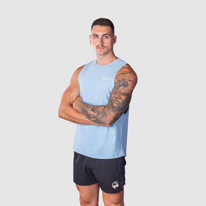 Mens Tank Ice Blue - Muscle Torq