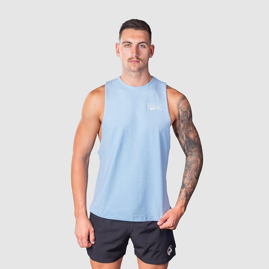 Mens Tank Ice Blue - Muscle Torq