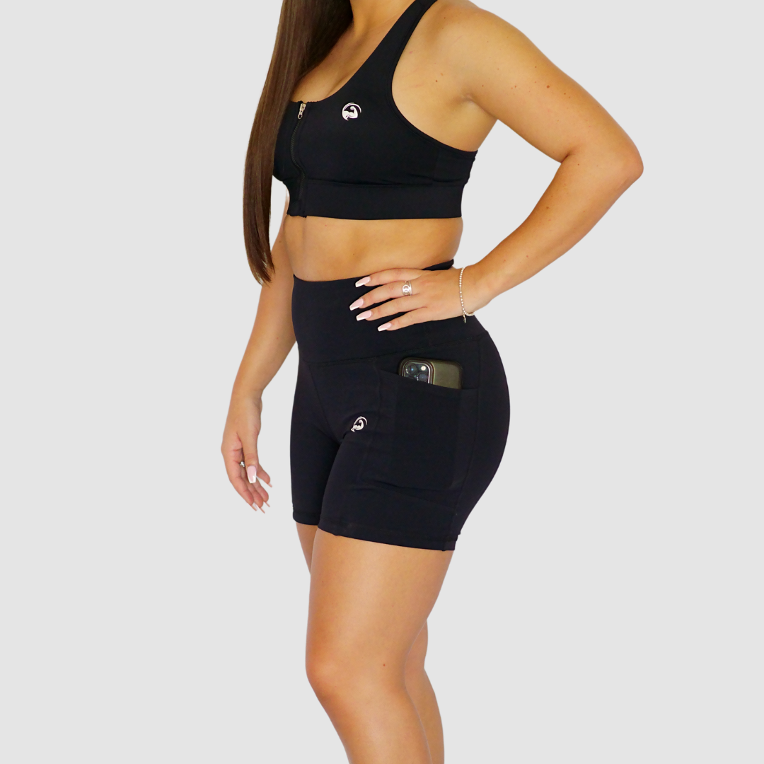 Pocket Bike Shorts Black
