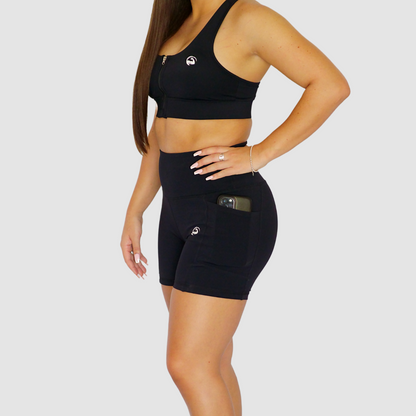 Pocket Bike Shorts Black