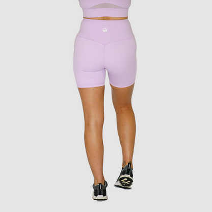 Pocket Bike Shorts Lilac