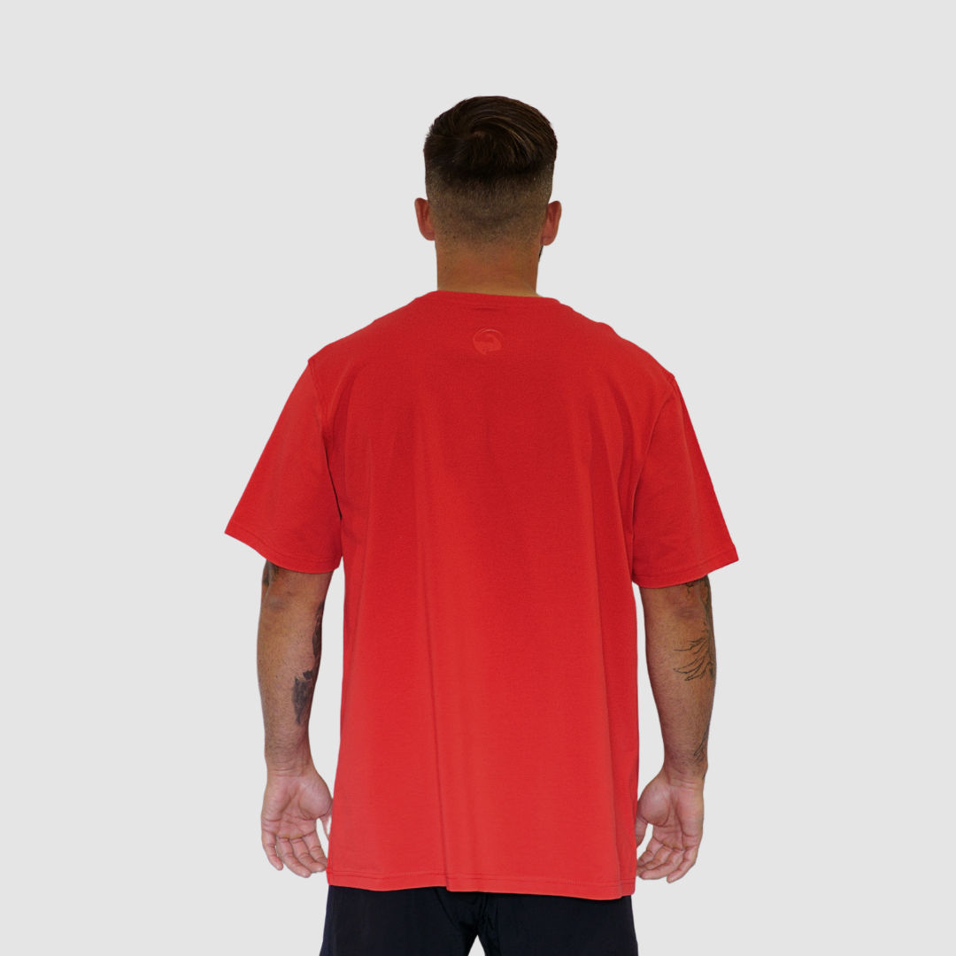 Mens Oversized T Shirt Red