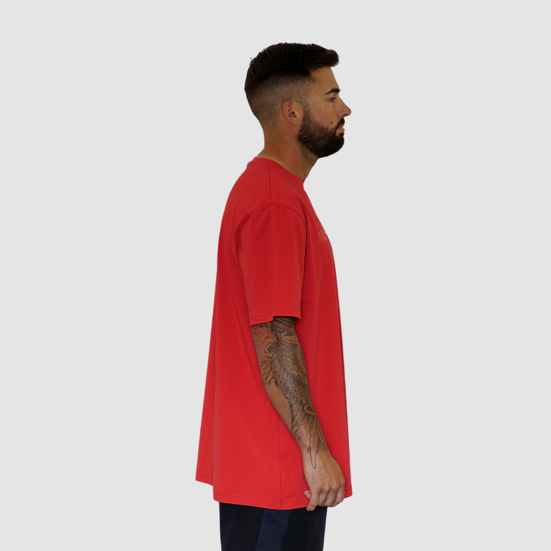 Mens Oversized T Shirt Red