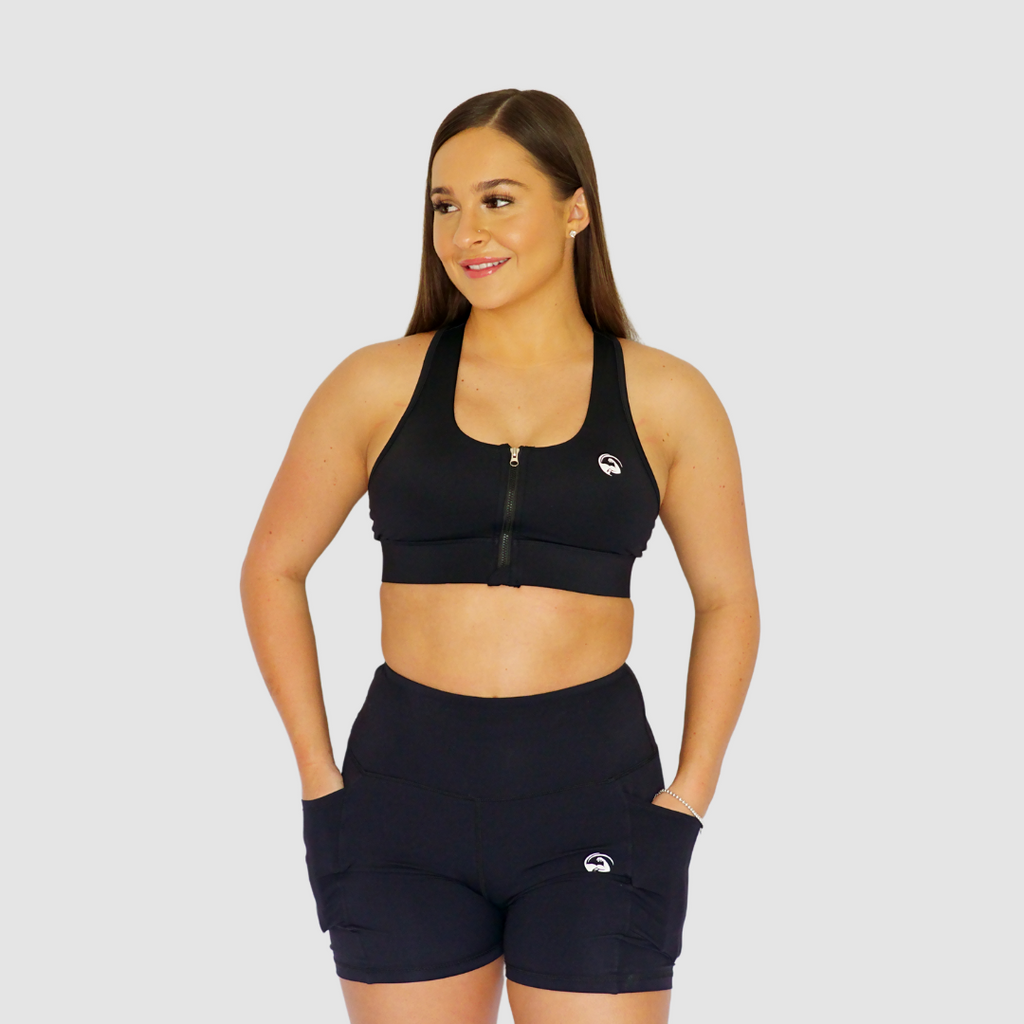 Motus Seamless X Sports Bras - Black – MotusPR