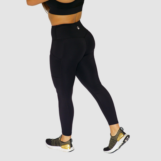 Pocket 7/8 Leggings Black