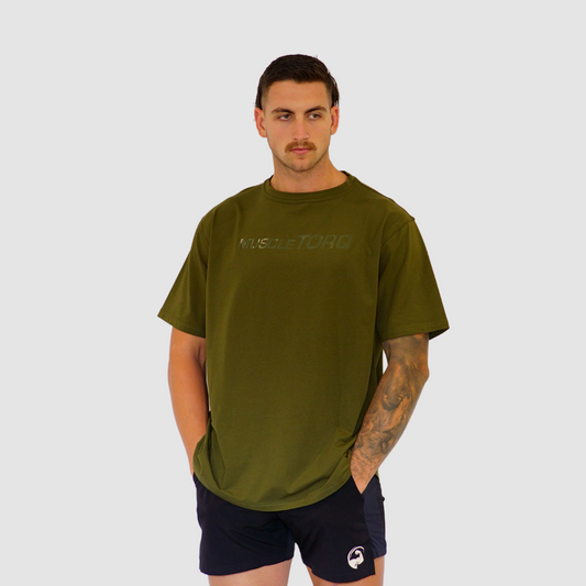 Mens Oversized T Shirt Khaki